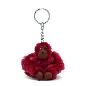 Kipling Sven Small Klassieke Sven Monkey Keychain Accessoires Rood | BE 2007LI